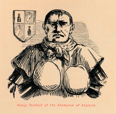 Retrato chique do campeão da Inglaterra, c1860, c1860 de John Leech