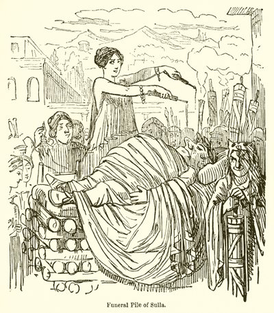 Pilha Funeral de Sulla de John Leech