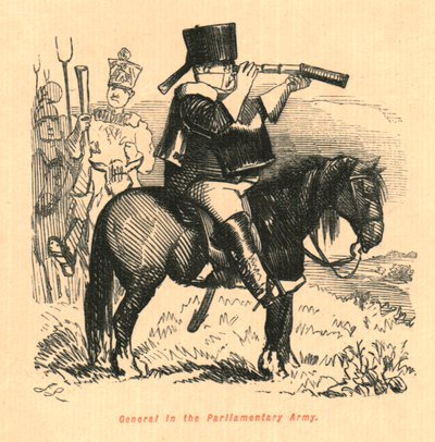 General no exército parlamentar, 1897. de John Leech