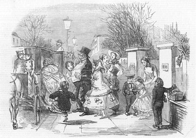 Indo para a pantomima de John Leech