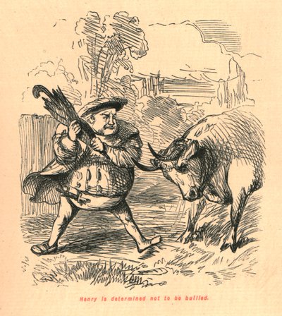 Henry está determinado a não ser intimidado, 1897. de John Leech