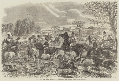 Caça nos feriados de John Leech