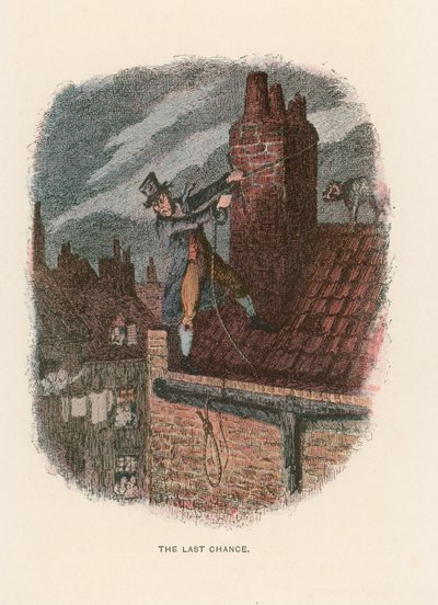 Ilustração para Oliver Twist de John Leech