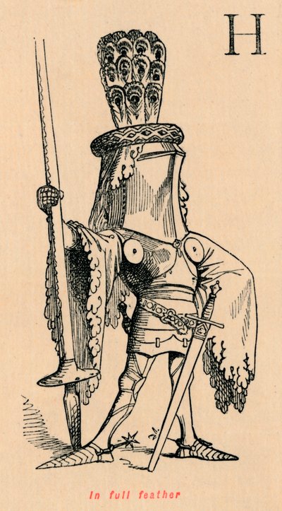 Em plenas penas, c1860, c1860 de John Leech