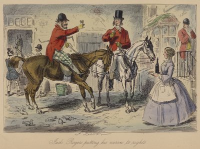 Jack Rogers colocando seus nervos para os direitos de John Leech