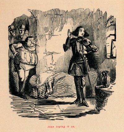 Joan experimentando, de John Leech