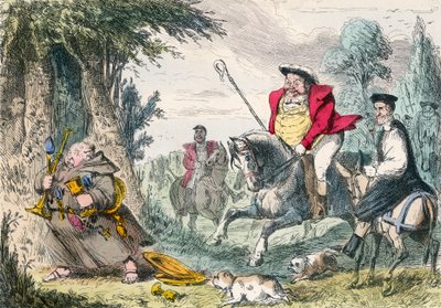 Caça aos monarcas do rei Henrique VIII de John Leech