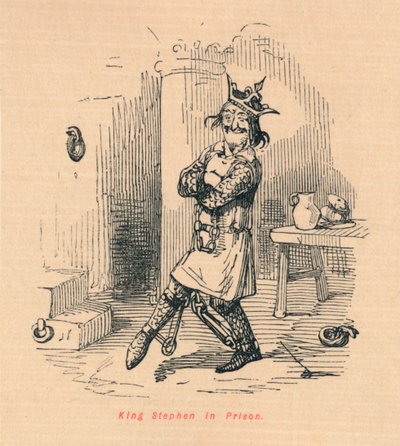 Rei Estêvão na prisão, c1860, c1860 de John Leech