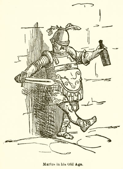 Marius em sua velhice de John Leech