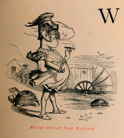 Marius aposentou-se dos negócios, 1852 de John Leech