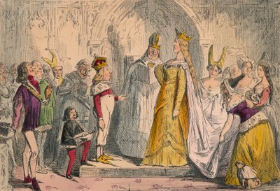 Casamento de Henrique VI e Margarida de Anjou, 1850 de John Leech