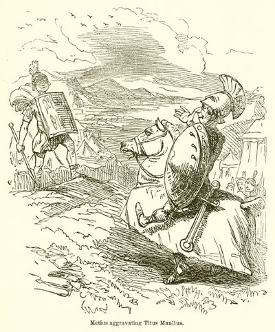 Melius agravando Manlius de John Leech