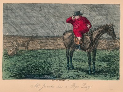 Jorrocks tem um dia de despedida, 1854 de John Leech