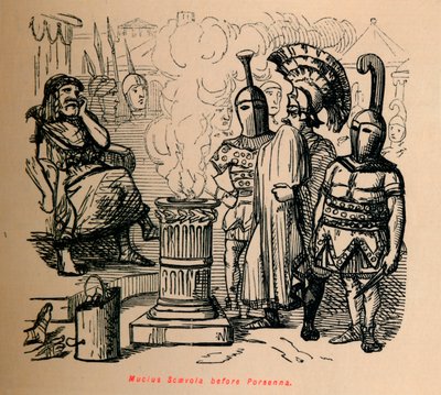 Scaevola antes Porcina 1852 de John Leech