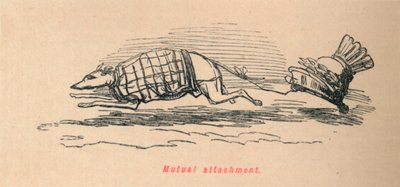 Apego mútuo, 1852 de John Leech