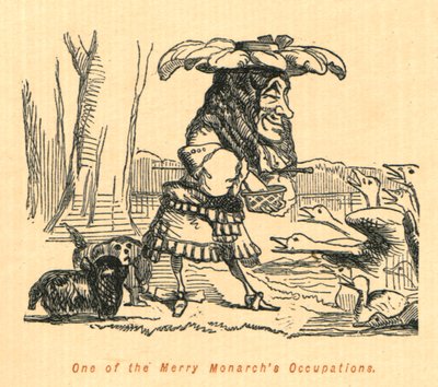 Uma das ocupações dos monarcas alegres, 1897. de John Leech