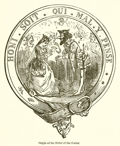 Origem da Ordem da Jarreteira de John Leech