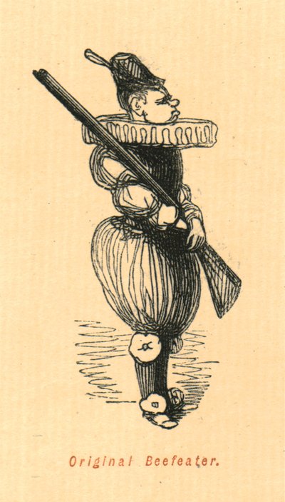 Beefeater original, 1897. de John Leech