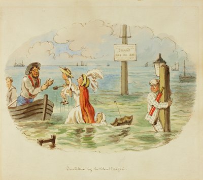 Ultrapassado pelo Tide-Margate de John Leech