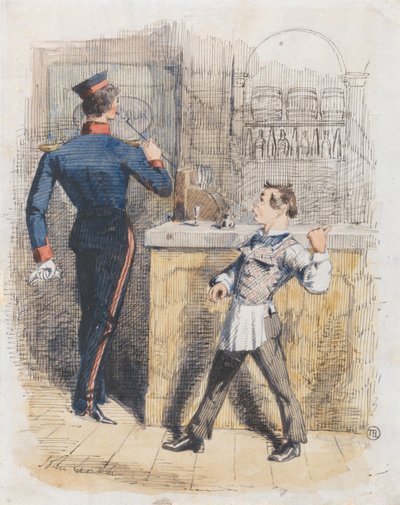 Pot Valiant: cena numa taberna de John Leech