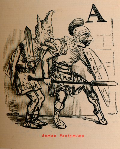 Pantomima romana, 1852 de John Leech