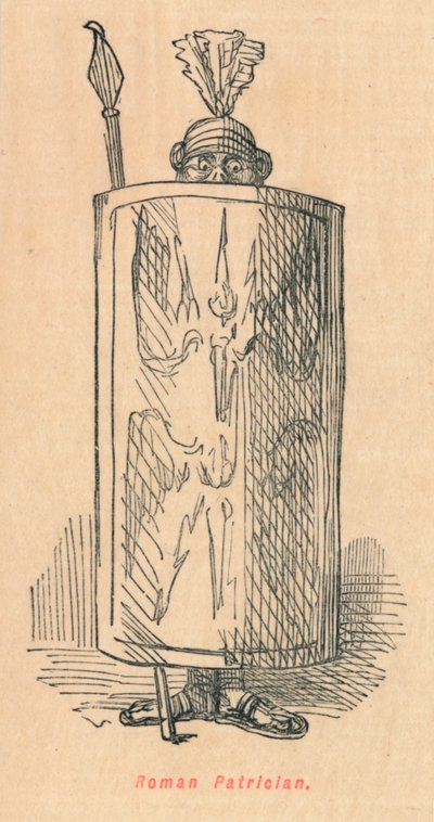 Patrício romano, 1852 de John Leech