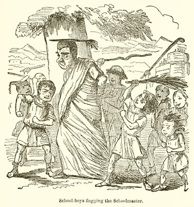 School-Boys Flogging o Schoolmaster de John Leech