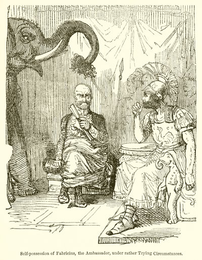 Auto-Possessão de Fabricius, o Embaixador, em vez de tentar circunstâncias de John Leech