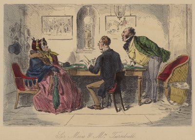 Sir Moses e a Sra. Turnbull de John Leech