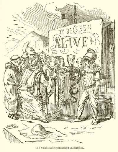 Os embaixadores compram Esculápio de John Leech
