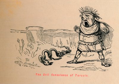 A má consciência de Tarquin, 1852 de John Leech