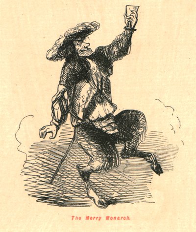 O monarca alegre, 1897. de John Leech