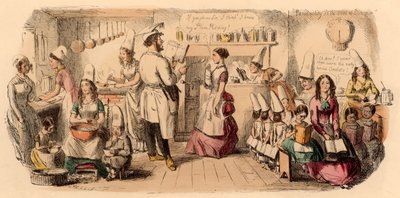 A Escola Preparatória para Jovens Damas de John Leech