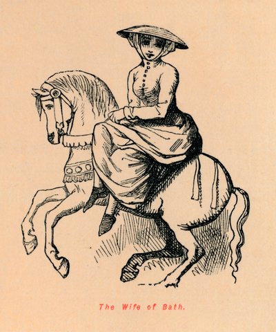 A esposa de Bath, c1860, c1860 de John Leech