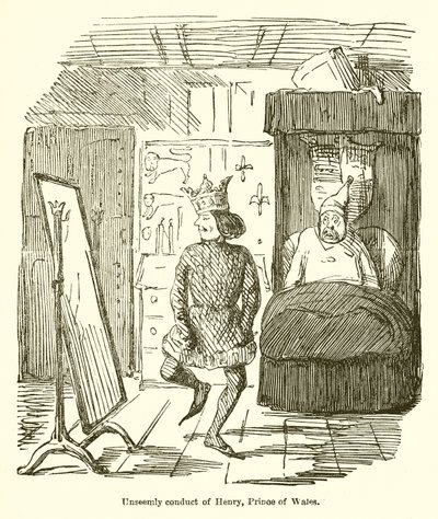 Conduta imprópria de Henrique, Príncipe de Gales de John Leech