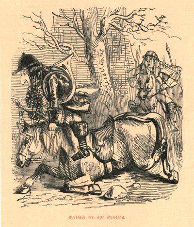 William III. Caça, 1897. de John Leech