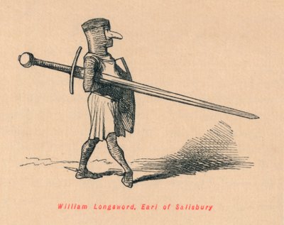 William Longsword, conde de Salisbury, c1860, c1860 de John Leech
