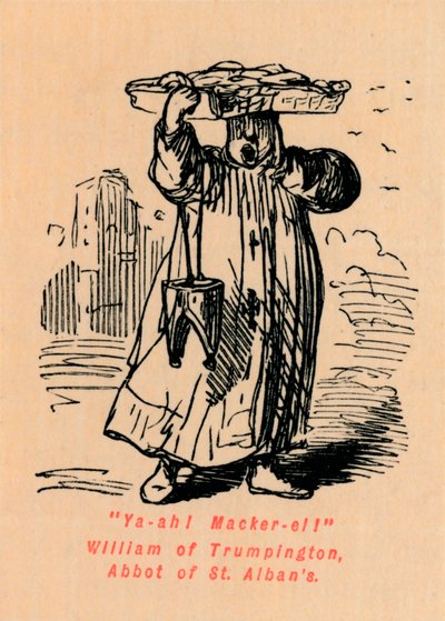 Ya-ah! Cavalinha! William of Trumpington, abade de St. Albans, de John Leech