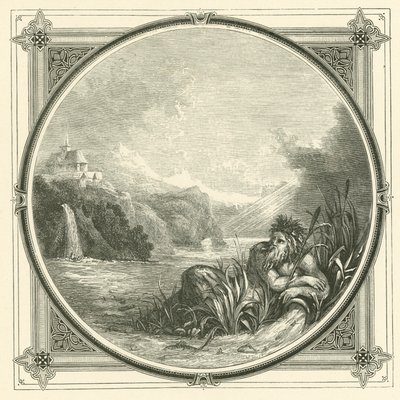Estou comovido, não quebrado pelas ondas (gravura) de John Leighton