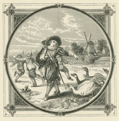 O ganso sibila bem, mas não morde (gravura) de John Leighton