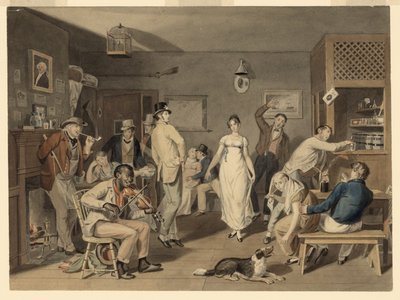 Dança de salão de John Lewis Krimmel