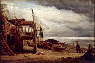 "A Coast Scene", 1860 de John Linnell