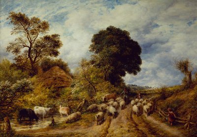 Uma Estrada de Campo de John Linnell