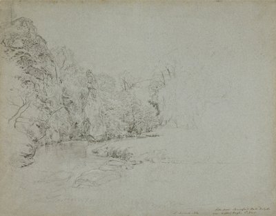 Pike Pool, Beresford Hall, Derbyshire de John Linnell