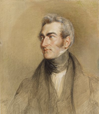 Retrato de Chambers Hall, 1835 de John Linnell