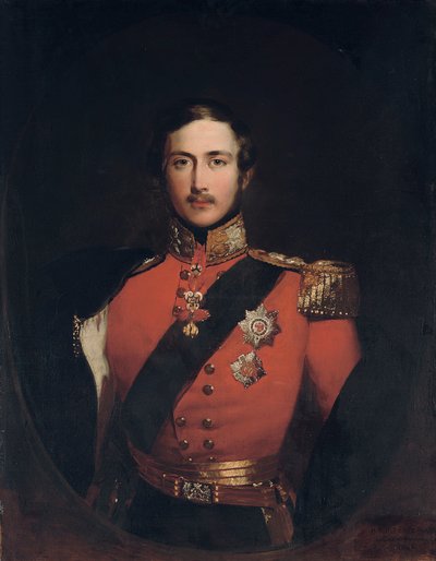 Retrato do príncipe Albert, 1842 de John Lucas