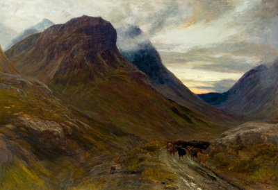 Glencoe, c.1875 (óleo sobre tela) de John MacWhirter