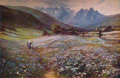 Junho no Tirol austríaco, c1892 de John MacWhirter
