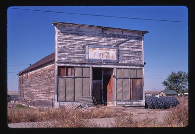 Café Abandonado, Joplin, Montana, EUA de John Margolies