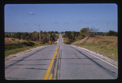 Autoestrada 6, a oeste de Adel, Iowa, EUA de John Margolies